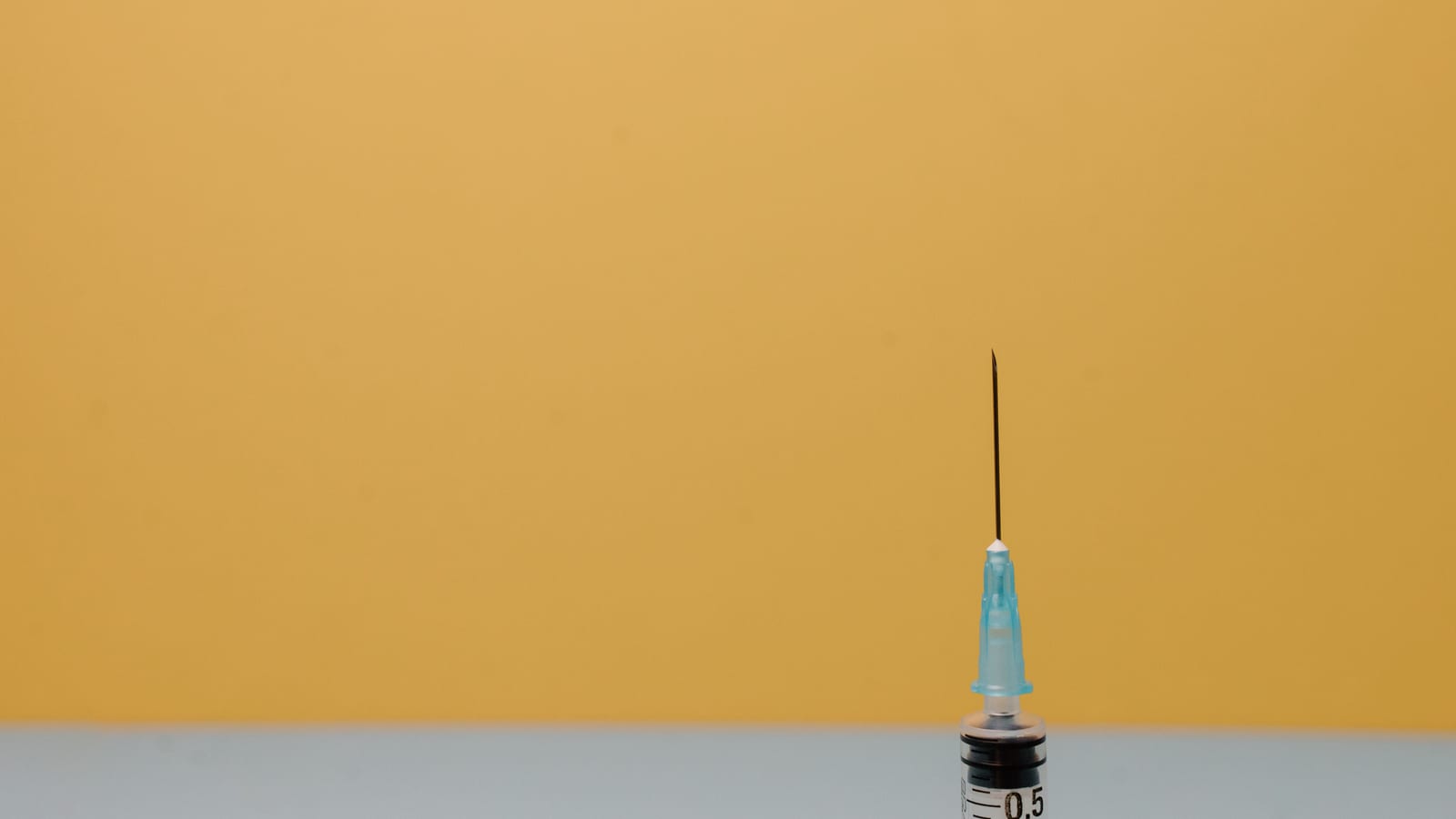 Glass vial and fine syringe on a sterile tray — botox for forehead lines at OC Weight Loss & Med Spa, Mission Viejo