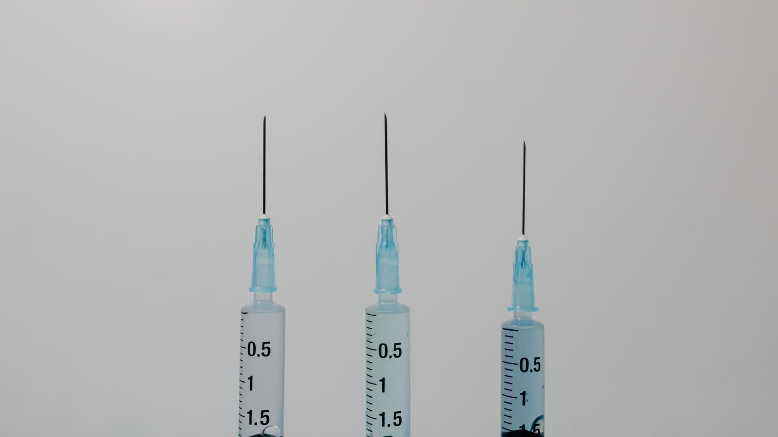 Glass vial and fine syringe on a sterile tray — daxxify in mission viejo at OC Weight Loss & Med Spa, Mission Viejo