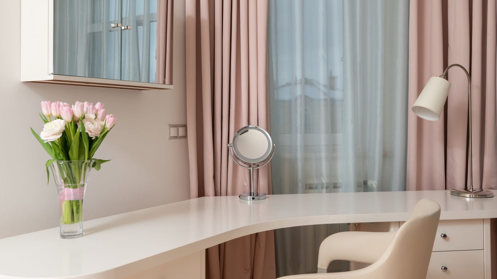 Clinician’s consultation room with a desk and window light — hrt at OC Weight Loss & Med Spa, Mission Viejo
