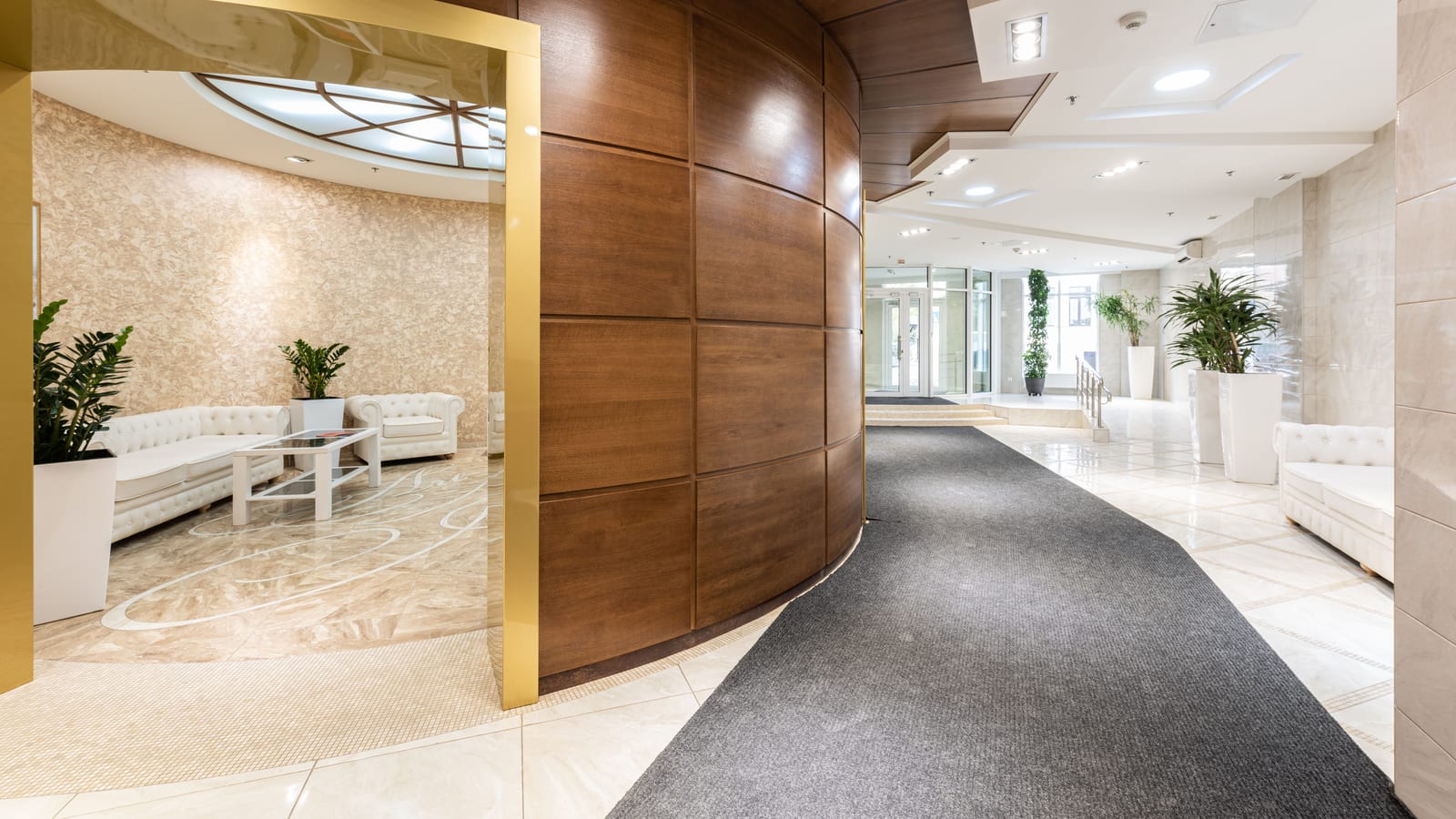 Serene med spa reception with warm, minimal furnishings — med spa in orange county at OC Weight Loss & Med Spa, Mission Viejo