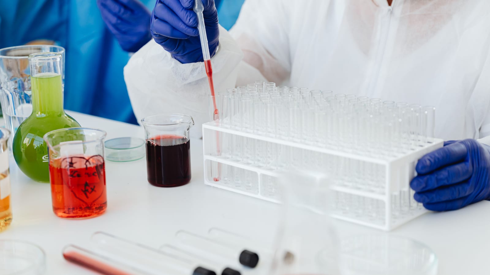 Benchtop centrifuge and collection tubes in a clinic laboratory — prp hair restoration in mission viejo at OC Weight Loss &