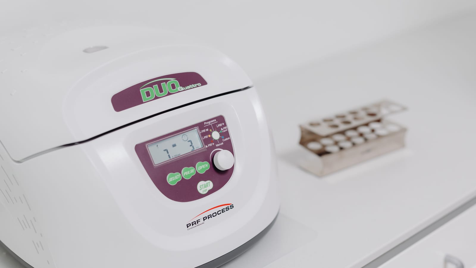 Microneedling handpiece and sterile tray on a clinic counter — non-surgical skin tightening guide at OC Weight Loss & Med